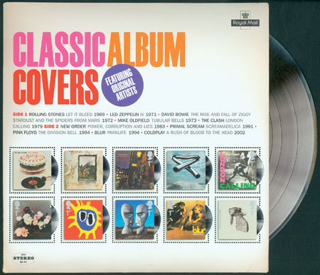 GRANDE-BRETAGNE - Bloc Pochettes disques vinyl - 10.50�